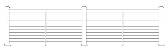 Top Rail Only Horizontal Cable Railing Image